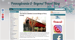 Desktop Screenshot of pennsylvaniaandbeyondtravelblog.com